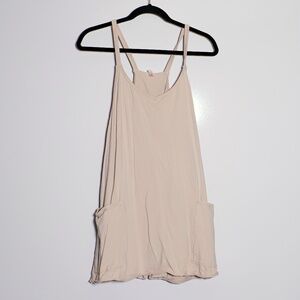 Free People x FP Movement Hot Shot Mini V Neck Sleeveless Mini Romper Dress M